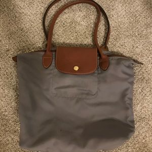 Longchamp Small Grey Tote